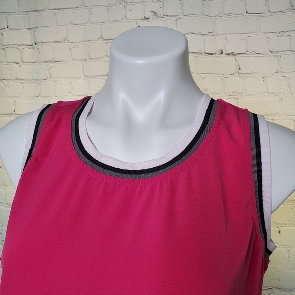 ABS Sporty Fuschia Pink Sleevless Dress Size S - Picture 7 of 8